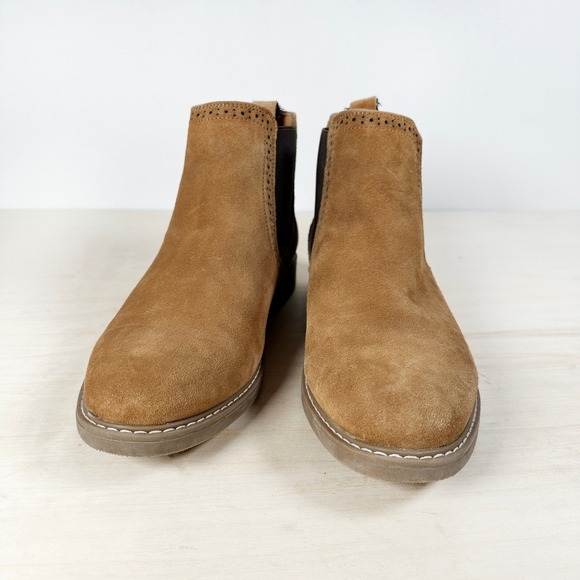 Bruno Marc Mens Chelsea‎ Boots Tan Suede Pull On Shoes 7.5 - Picture 3 of 9